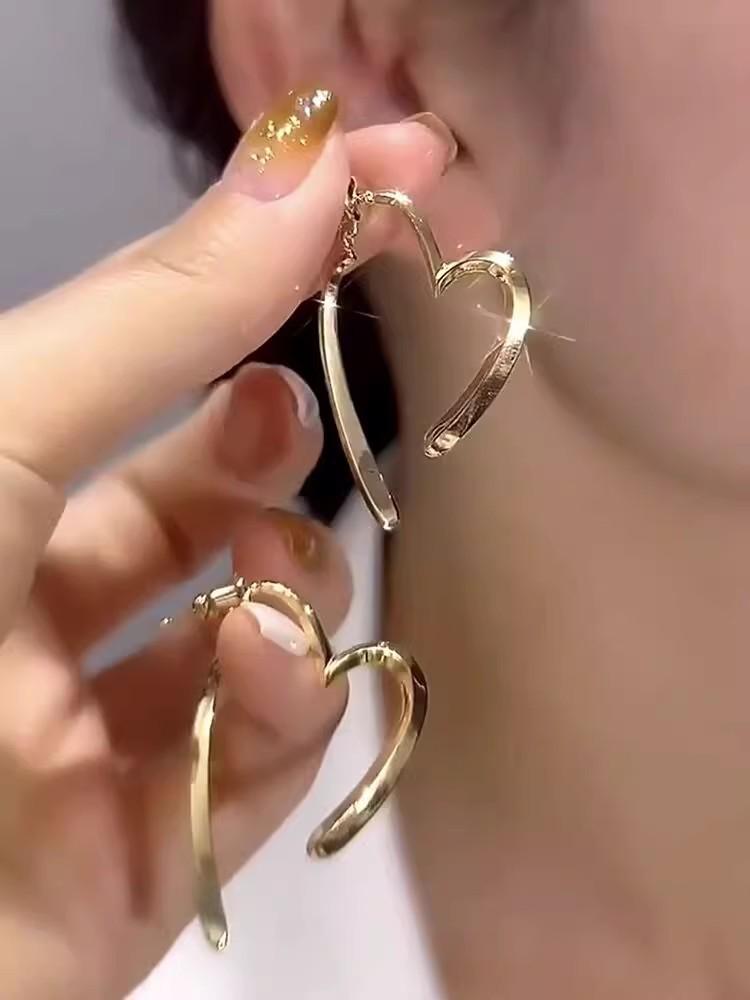 S925 Sterling Silver Hoop Earrings: Exaggerated, Luxurious & Versatile for Women
