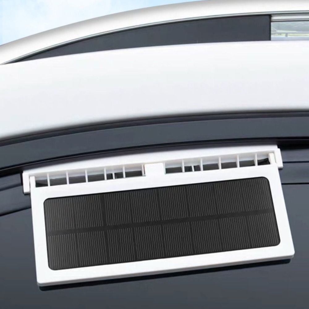 Solar Charging Car Air Cooler Assisted Cooling Ventilation Fan Air Circulation Fan Backseat