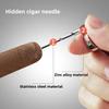 NEW Metal Material Is Stretchable Windproof Blue Jet Flame Lighter Refillable Multifunctional Moxibustion Cigarette Accessory