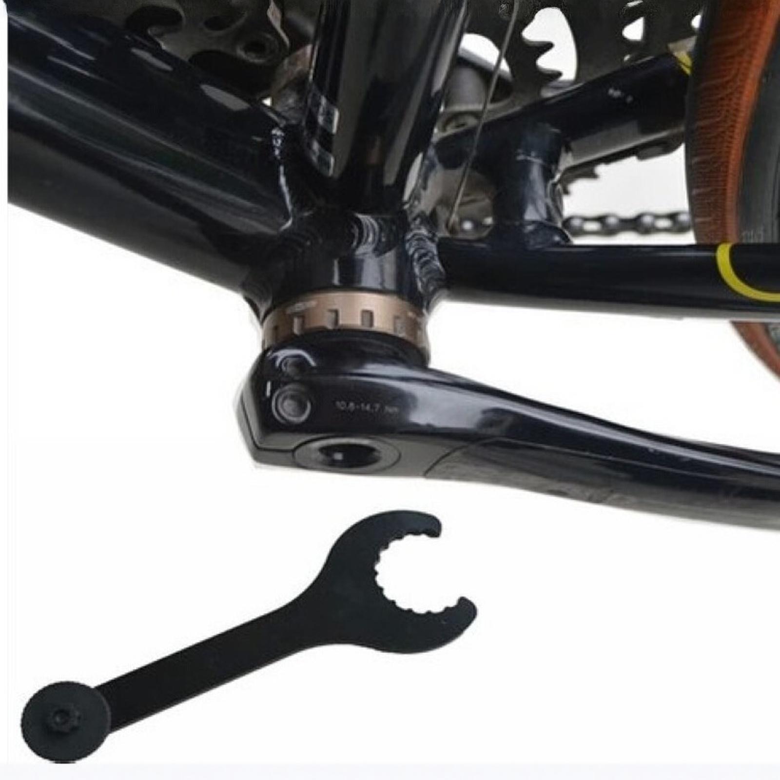 

Каретка Шатун для Hollowtech 2 Инструмент для предварительного натяжения Установочный ключ Инструменты для велосипедной системы шатунов One Size чёрный