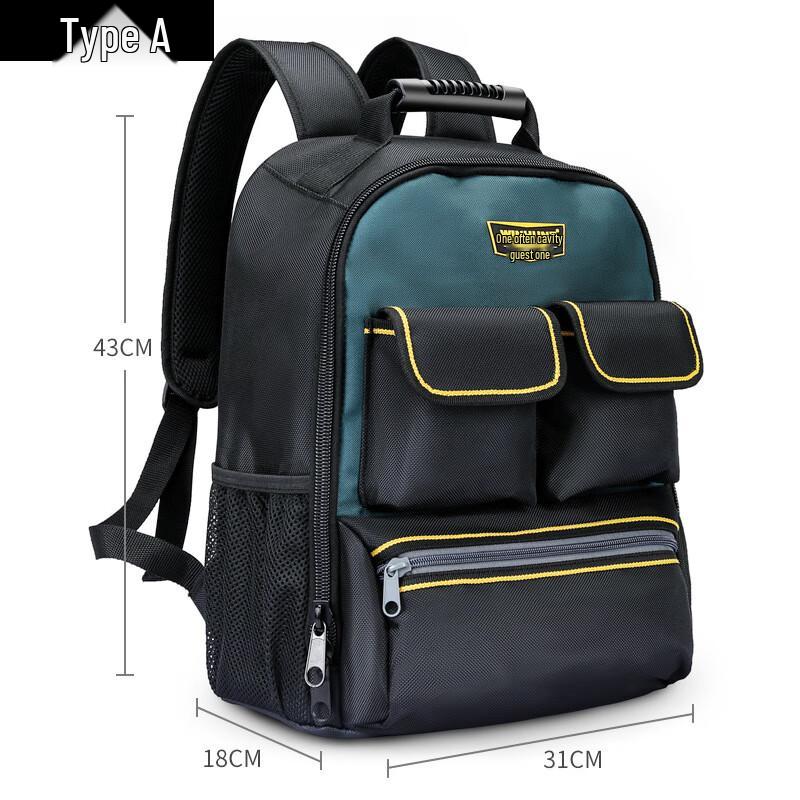 WEZHO Electrician s Large Capacity Tool Backpack