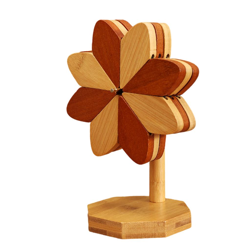 Wooden Countertop Protectors for Hot Pots Dishes Use Heat Resistant Kitchen Trivet with Base Dining Table Accessories