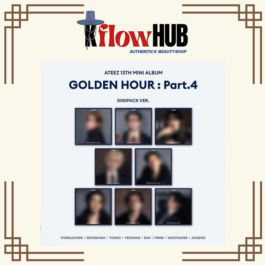 [В НАЛИЧИИ] ATEEZ - GOLDEN HOUR ЧАСТЬ 4 DIGIPACK Вер. JONGHO VER