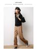 Women's Autumn/Winter 2024 Knit Cardigan Coat - Loose Fit Sweater Outerwear