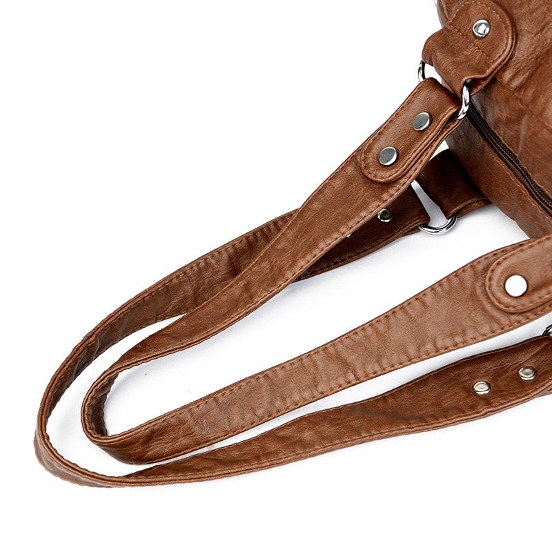 Women's Shoulder Bag Soft Leather Tote Bag Mother Bag