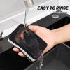 Thickened Double-sided Dishwashing Sponge Black Sandwiched White Stain Removal Scouring Cloth Cleaning of Pots Bowls Sinks Rag