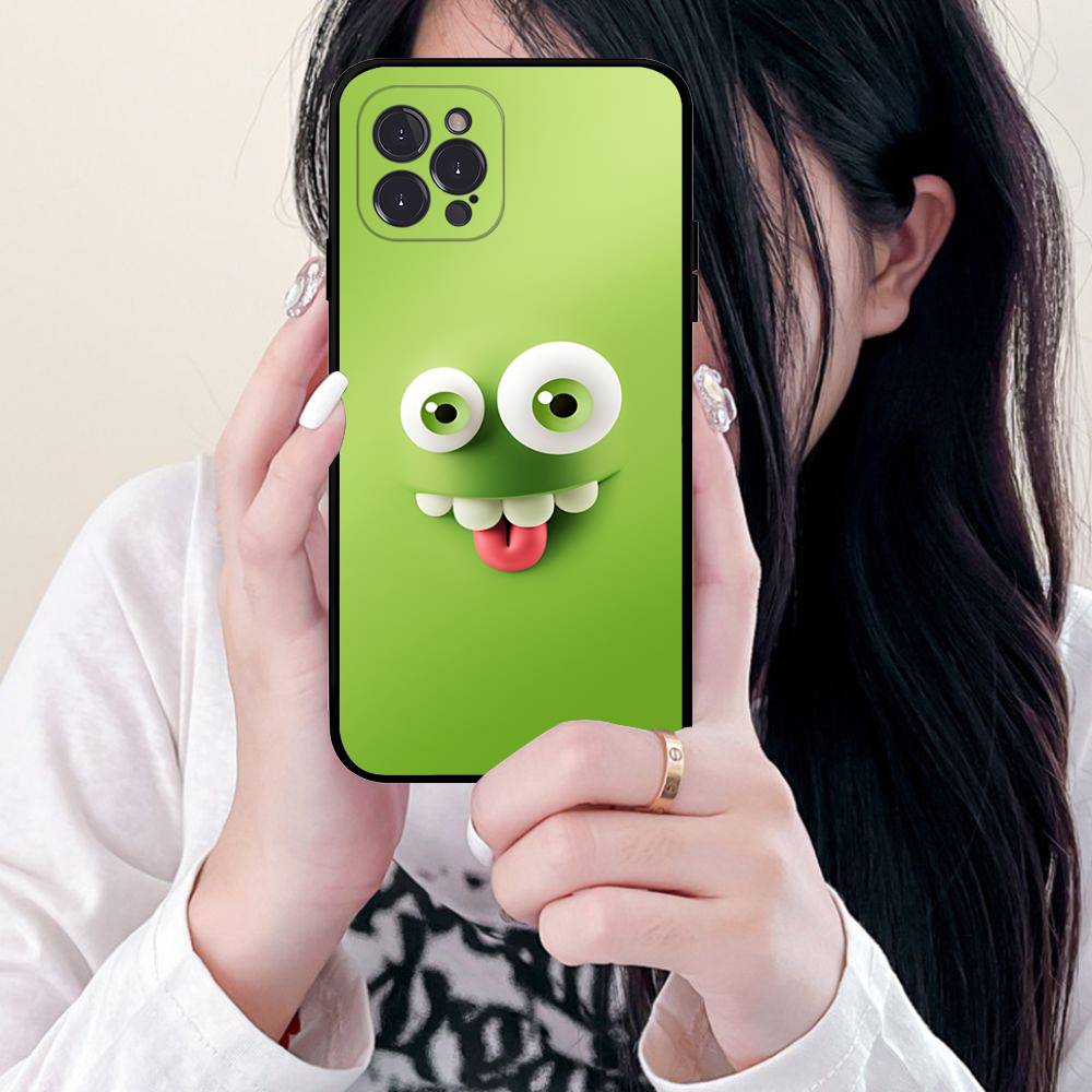 

Забавное лицо для iPhone 17 16 15 14 11 12 13 Pro Max Plus Чехол Милое Арт Чехол для Телефона iPhone 15 pro