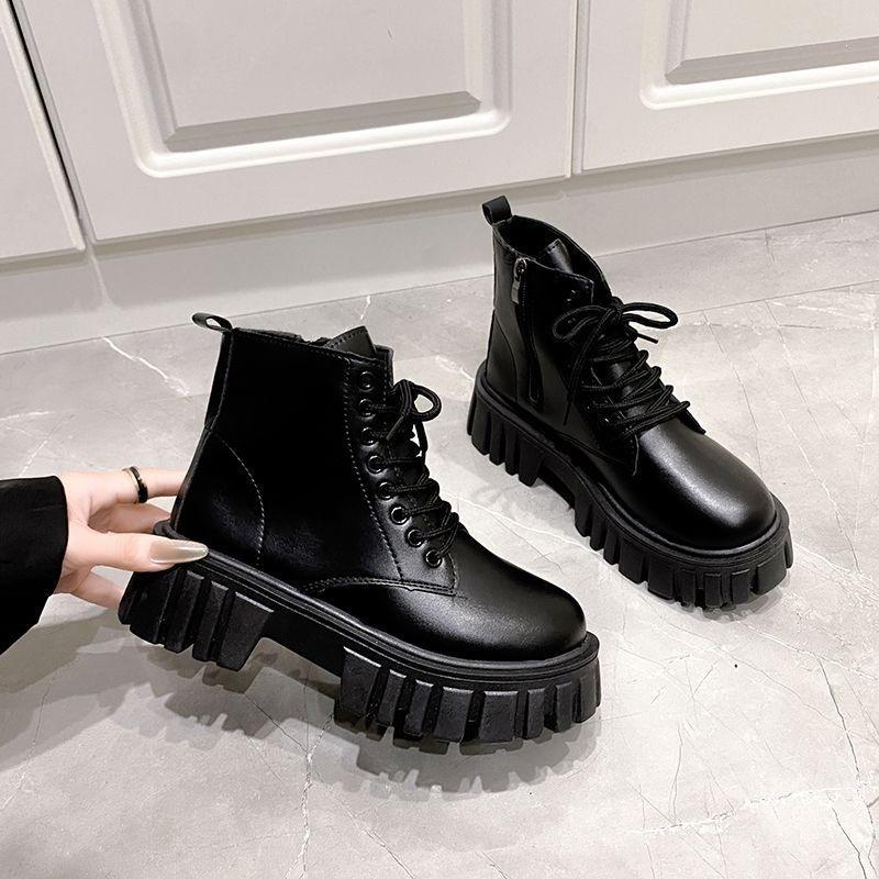 Dark series, cold personality, street trend, mysterious 's boots, not tired feet, skirt trend, fashionable and versatile