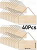 20/40pcs Wooden Sign Blank Rectangular DIY Painting Graffiti Crafts Hanging Ornaments for Festivals Weddings Parties Home Decor