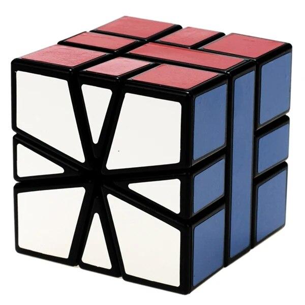 

Sengso Square-1 SQ 1 One ShengShou ПВХ наклейки Волшебные кубики Square1 Головоломка Черно-белая сторона Magictrick Cubus SQ-1 Игрушки 10 лет чёрный