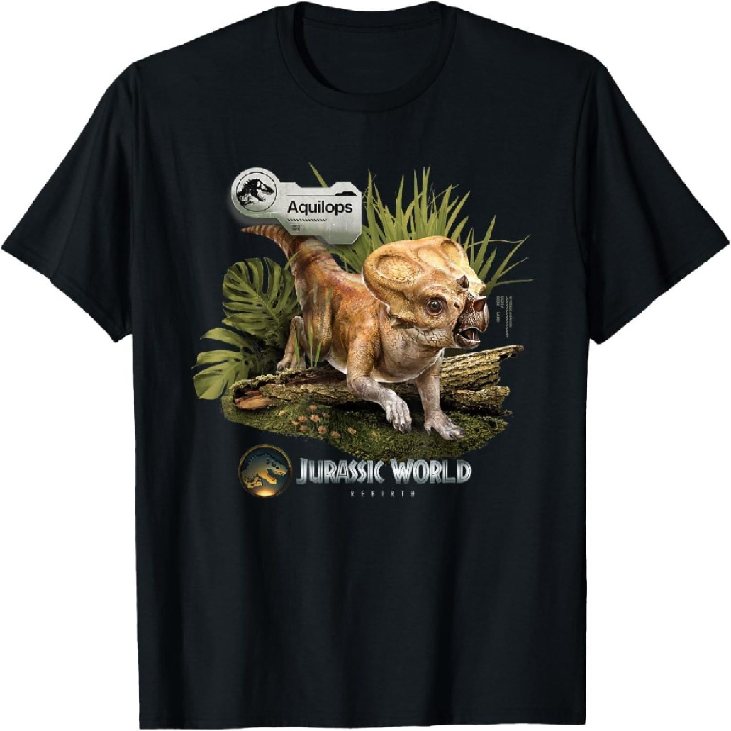 Jurassic World Rebirth Aquilops In The Wild T-Shirt XXXXXL разноцветный