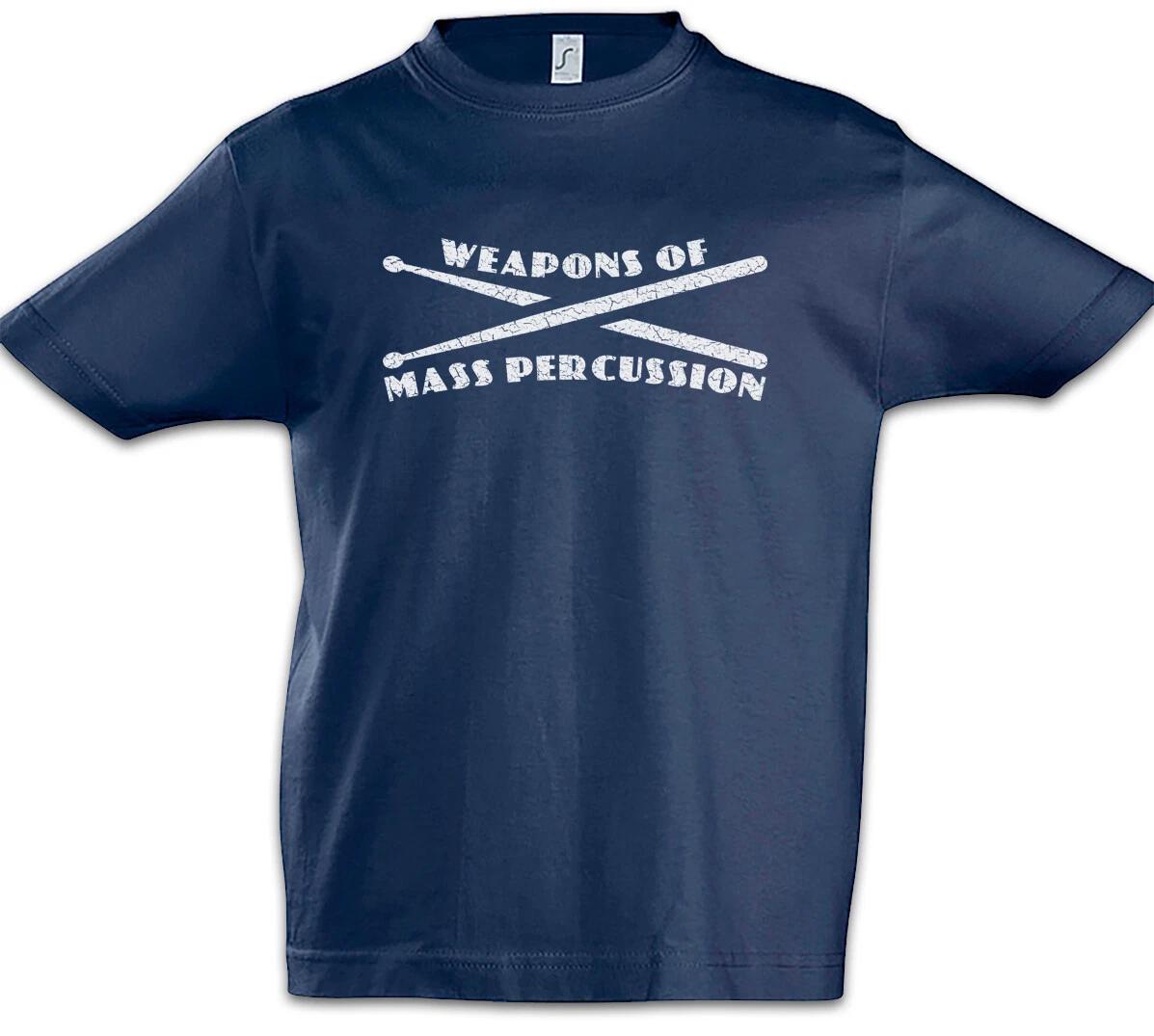 Weapons Of Mass Percussion Kids Boys kids boys T-Shirt Fun Drum Drummer Drummer 160