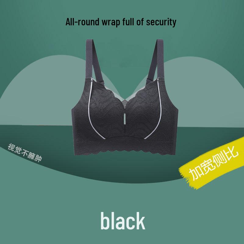 Seamless Wirefree Plus Size Sports Bra for a Slimmer Look with Fixed Cups and Beautiful Back Design