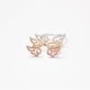 2022 Korean Fashion Women's Diamond Flash Open Ring - Stylish Hollow Design