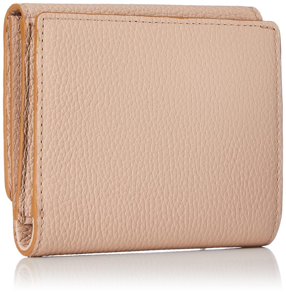 Bifold Wallet Mini geprägtes Leder Bifold Wallet Gemdrops Pink Beige [Topkapi] Damen