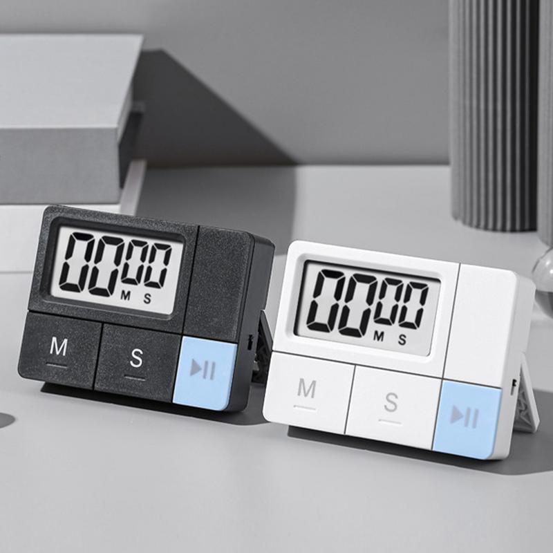 Temporizador de Cozinha Digital Temporizador de Cozinha Magnético Alimentado por Bateria Display de Alta Definição Ferramenta de Gerenciamento de Tempo Para Yoga Cuidados com a Pele