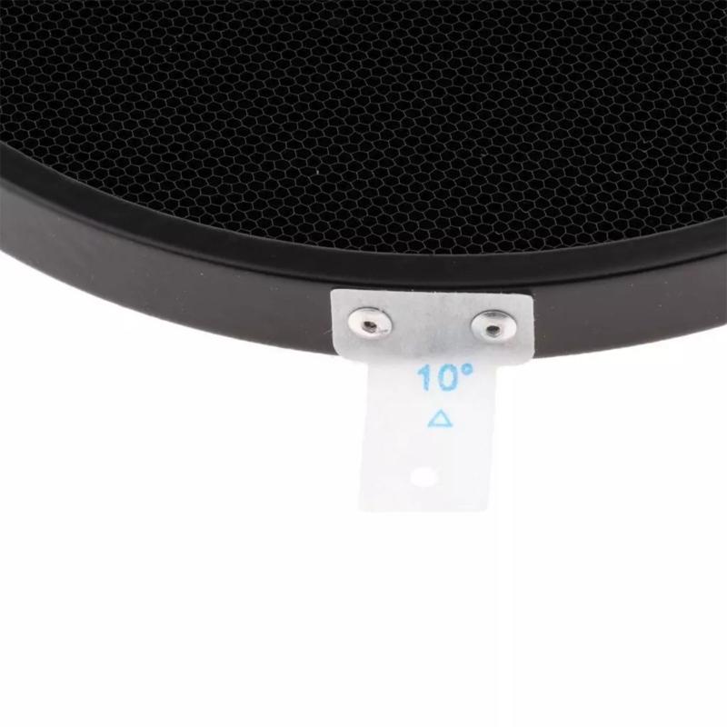 Standard Reflektor Fotografie Diffusor 10/20/30/40/50/60 Grad Wabengitter Lampenschirm für Mount Studioblitz