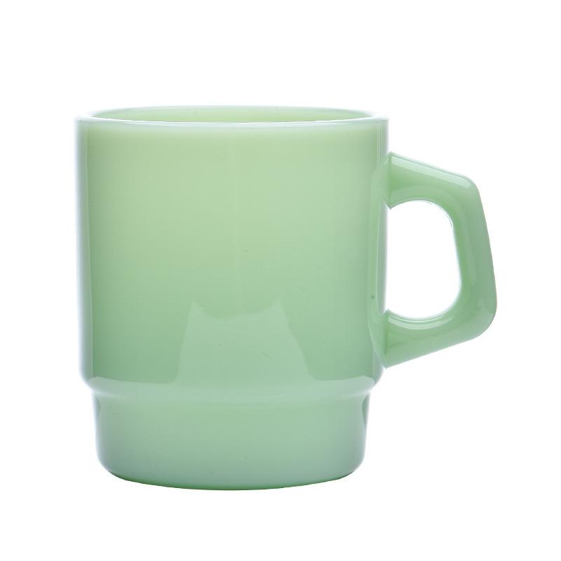 Korean Style Glass Coffee Travel Mug Milk Tea Water Cup Espresso Cups Personalized Milk Jade Mugs Mate Gifts Tableware