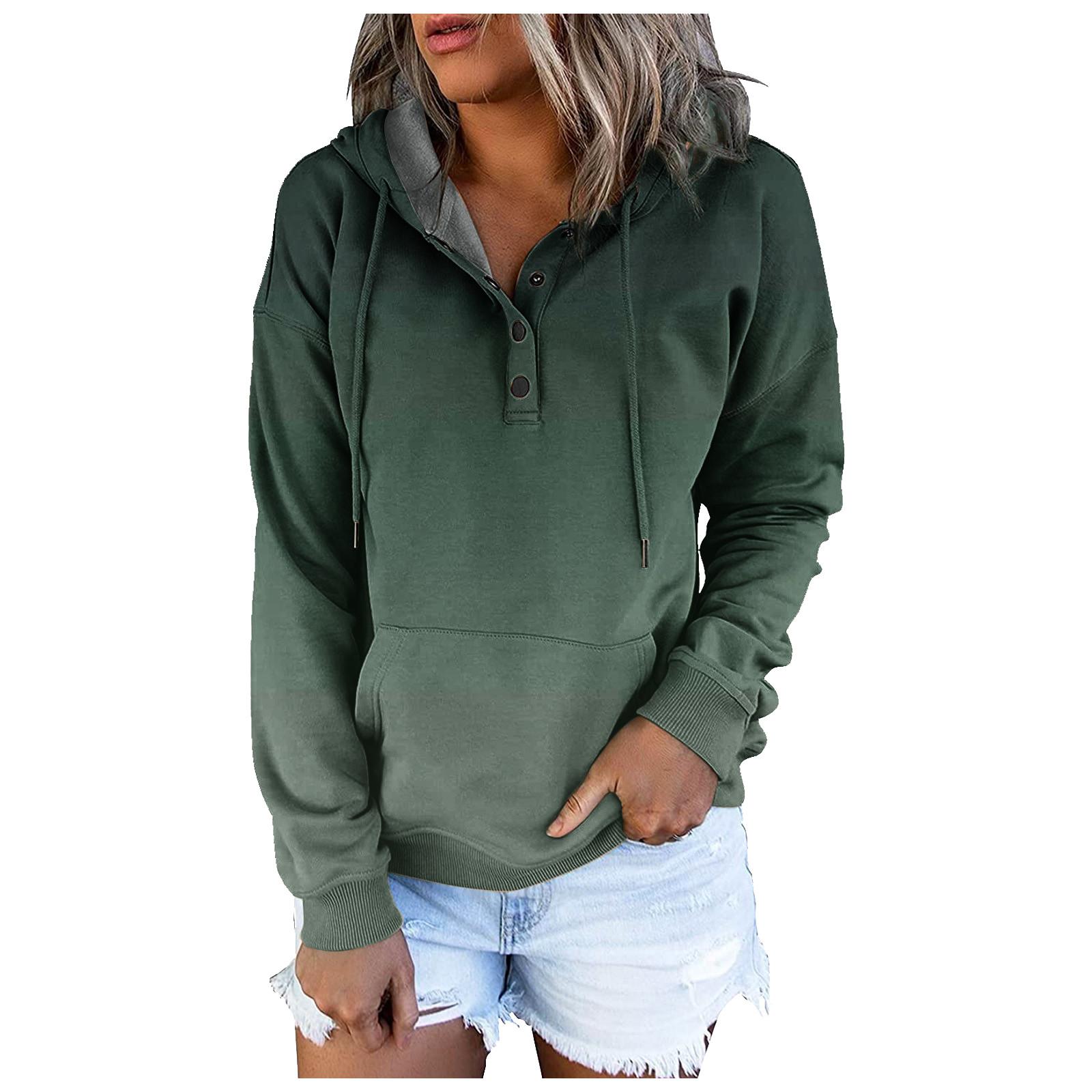 Модные женские осенние и зимние пуловеры с длинными рукавами и принтом повседневные топы XXL темно-зеленого 1750₽