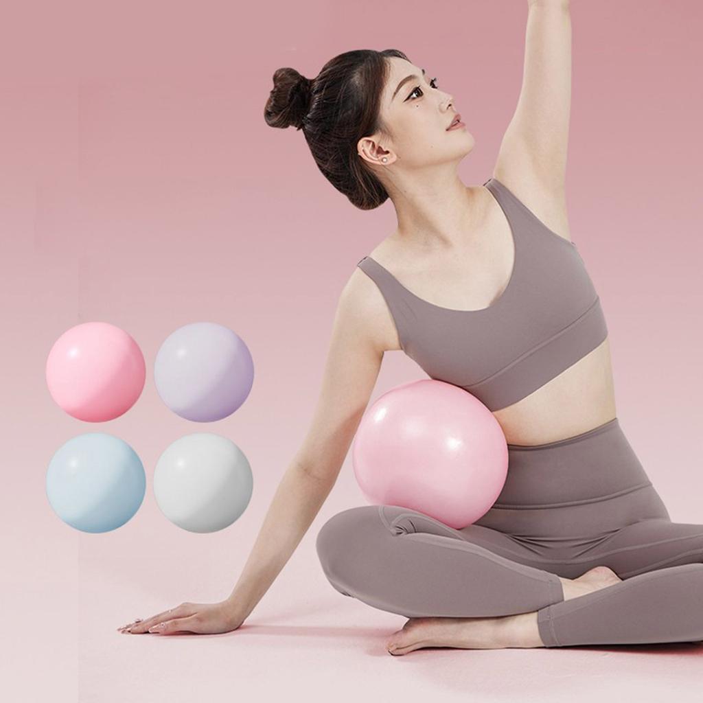 25cm 10Inch Pilates Ball Small Exercise Ball Mini Yoga Ball Gym Ball for Home Gym Pilates Yoga Balance Core Training