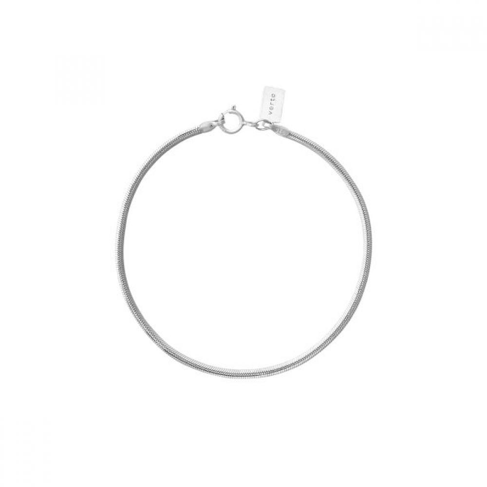 Huit.Silver.93 925 Silver Flat Soir Bracelet