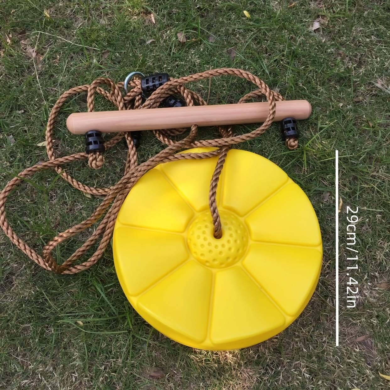 

3in 1 Monkey Stem Petal Swing Sunflower Children s Swing Circular Swing Outdoor Indoor Plastic Circular Swing жёлтый