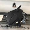 Shark backpack men's trendy brand niche design personality ugly cute breast bag creative backpack female college student funny schoolbag