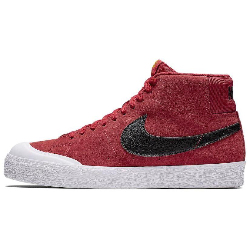 

Nike Blazer Mid Xt Удобные Универсальные Нескользящие Амортизирующие Прочные Полувысокие Кеды для Скейтбординга Унисекс Кеды для Скейтбординга Красные 876872-607 36.5