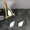 3 Cavity Fun Pendant Molds Keychain Jewelry Mould Gnome Shape Silicone Keyrings Moulds with Hole for Hand-Making Pendant