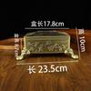 Pure Napkin Holder Copper Art Copperware Home Living Room Tabletop Vintage Brass Landscape Pavilion Tissue Box Ornament