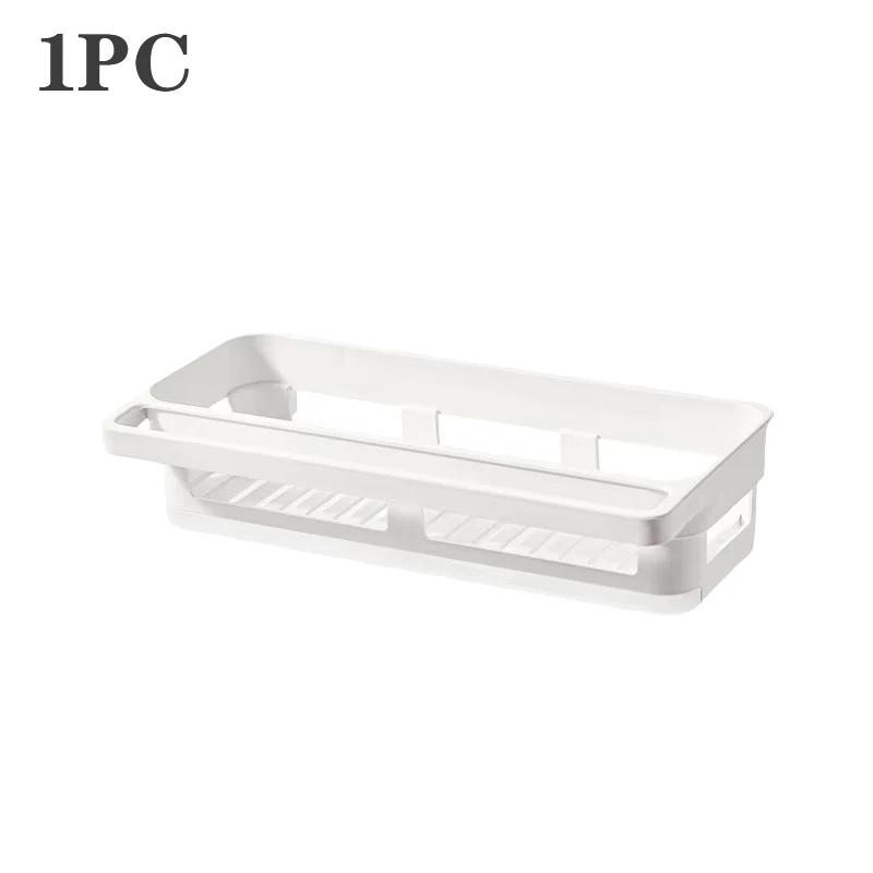 

Kitchen Sink Sponge Rack Wall Mounted Home Sink Rack Sponge Towel Drainage Basket Kitchen Sink Accessory with Divider