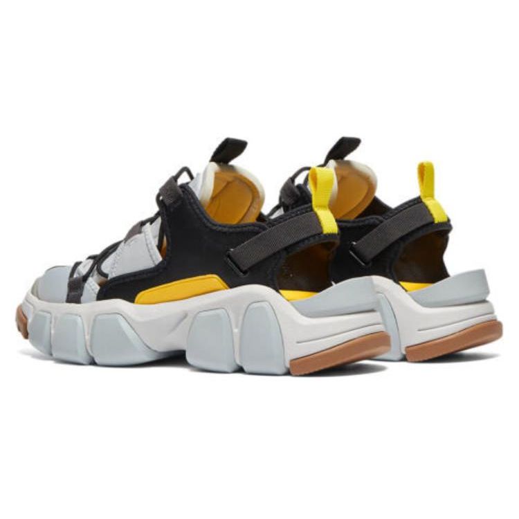Onitsuka Tiger Dentigre Cage Comfortable Casual Versatile Beach Sandals Unisex Sandals Black Gray 1183C331-020