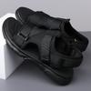 Fashion Thick Soled Sandals Men's Tide Summer Style Mesh Outdoor Hiking Leisure Sports Hollow Out Sandals Comfort Breathable Beach Shoes
