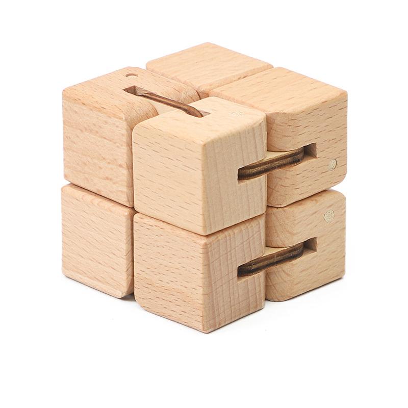 

Wooden Infinity Cube Hand Toys For Stress Stress Ease Toys Cool Stuff Gadgets Kids Adults Juguetes Antiestres Ansiedad