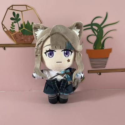 Genshin Impact Lynette Cosplay Plush Doll Toy 20cm Anime Character Cute Soft Stuffed Pillow Christmas Halloween Gift