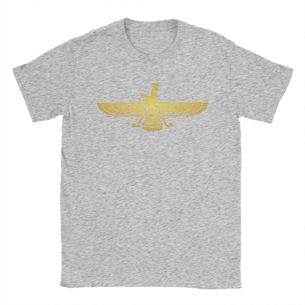 Farvahar Faravahar Iranian  Tee Shirt for Unisex Women Graphic T Shirts  Cotton Clothes