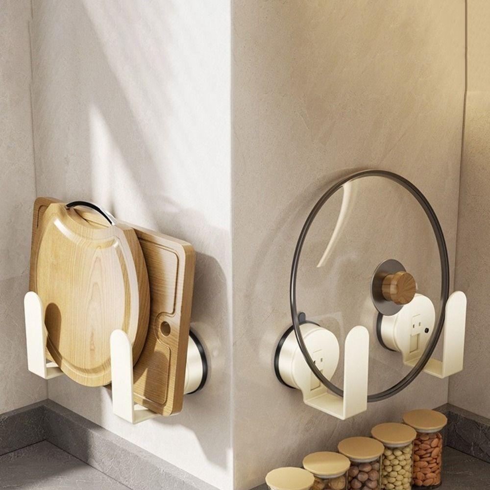 2 Stück Wandmontierter Schneidebrett-Aufbewahrungsständer Verstellbares WLAN-Platzierungsregal Wohnzimmer