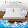 1pc Cooling Fitted Sheet Made of 100% Cooling Nylon, Waterproof Bed Sheet Breathable Mattress Cover for  Sleepers In Summer