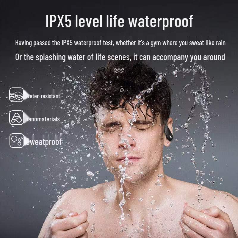 T17 Wireless Bluetooth Sports Ear-hook Headset, Waterproof, TWS, Bluetooth 5.3.