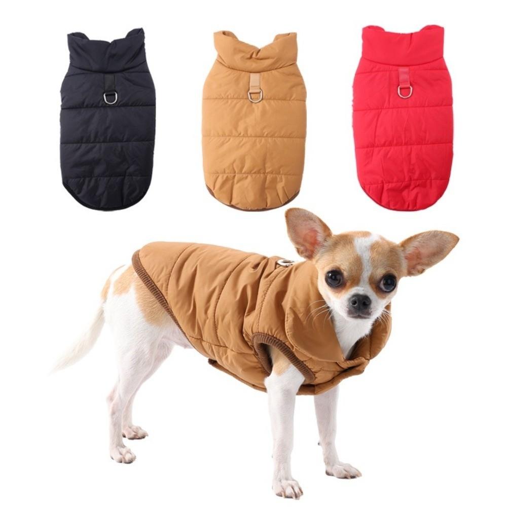 Fleece Dog Warm Clothes Winter Dog Vest Coat Fashion Dog Bodysuit  for Small Medium Dog