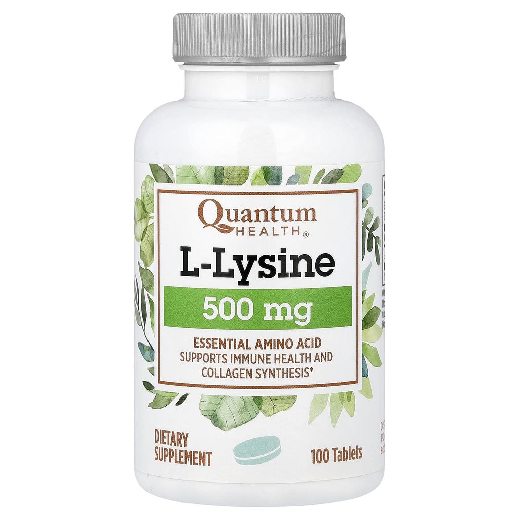 Quantum Health L-Lysine, 500 Mg, 100 Tablets