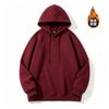 Fleece high quality 420g small shoulder thickened hooded sweater silver fox fleece light board sweater whiteboard hooded sweater