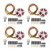 4Pcs 5010 750KV Disc Brushless Motor Multiaxial Multicopter Brushless Motor for Quadcopter Multicopter Drone