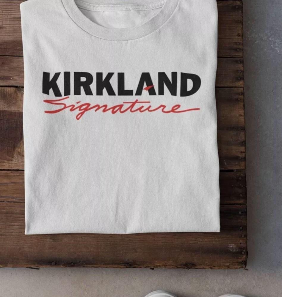 Kirkland Signature Для мужчин Женщин Унисекс Хлопок Белая Футболка Размер S-5XL Унисекс Футболка XXXL