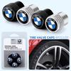 4Pcs 3D Metal Car Wheel Tire Valve Cap Dust-proof Cover For BMW M X1 X3 X5 X6 E90 E70 F30 F10 F20 E87 E60 E39 E46 Accessories FLUTW1