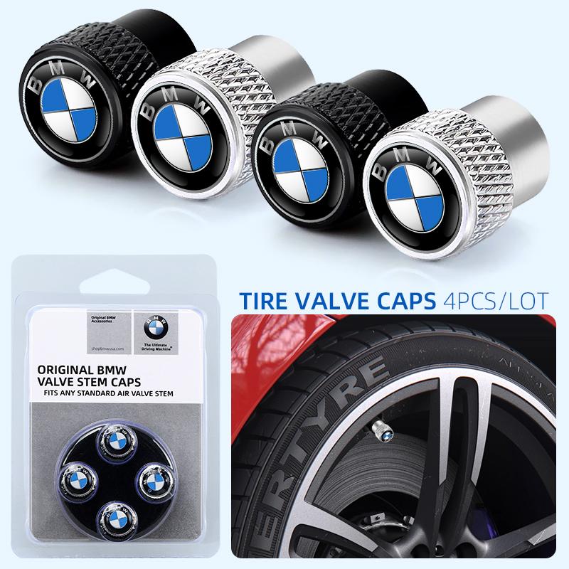 4Pcs 3D Metal Car Wheel Tire Valve Cap Dust-proof Cover For BMW M X1 X3 X5 X6 E90 E70 F30 F10 F20 E87 E60 E39 E46 Accessories FLUTW1