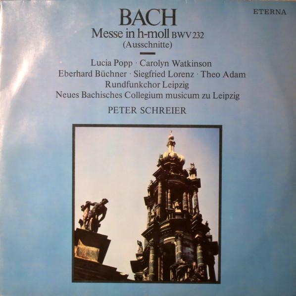

LP Record JOHANN SEBASTIAN BACH LUCIA POPP Messe In Hmoll BWV 232 Ausschnitt 827750 ETERNA 1984 German Dem Classical Used