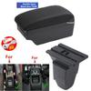 For Peugeot 206 Armrest box For Peugeot 206 207 CC Cabrio Armrest Box Central storage Box Retrofit Interior  Car Accessories