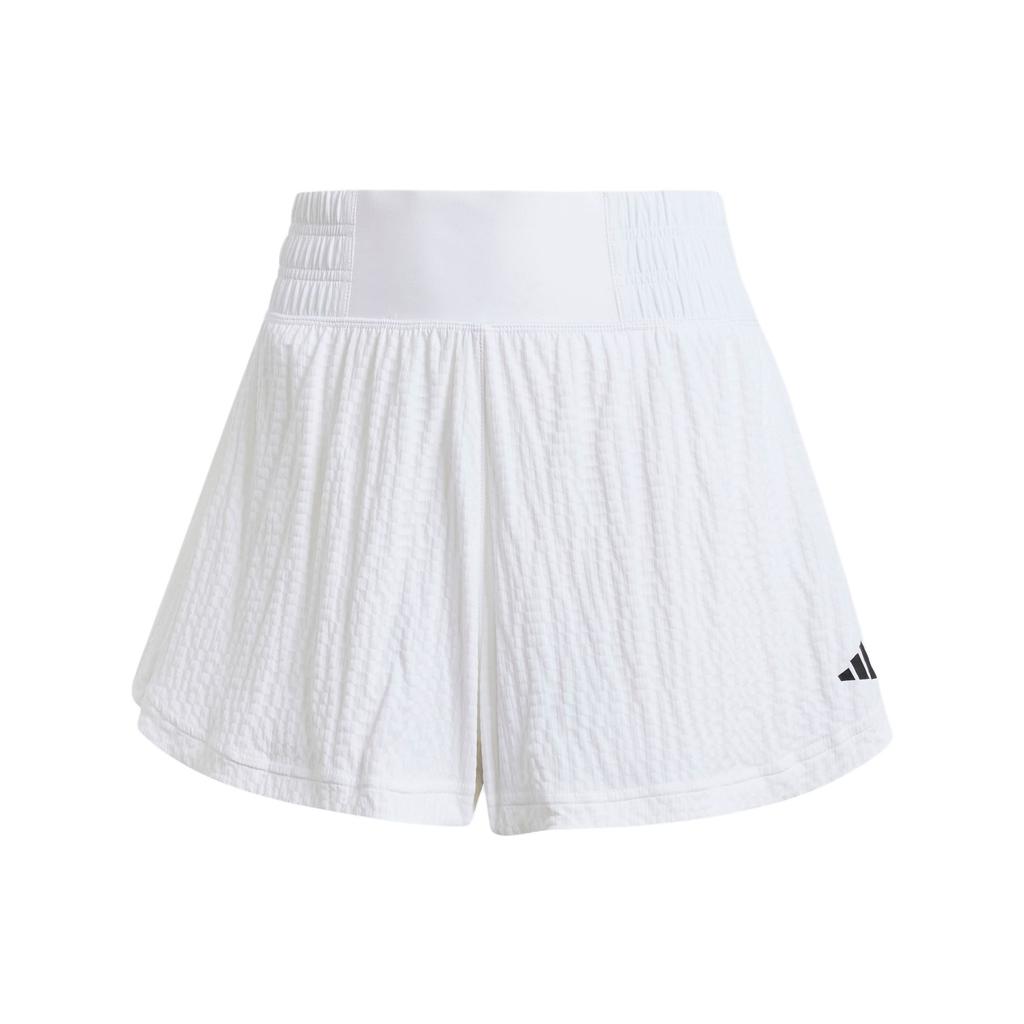 Adidas Aeroready Pro Seersucker Relaxed Fit Solid Color Tennis Shorts Women shorts White IT4691