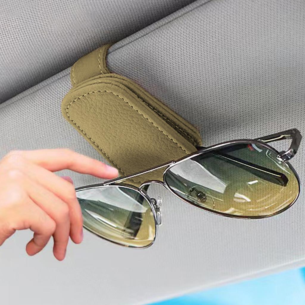 Magnetische Sonnenbrillenhalter für das Auto Universal Autoaufhänger-Clip Brillenhalterung Ticketkarten-Clip Brillenhalterung Auto-Sonnenblenden-Zubehör